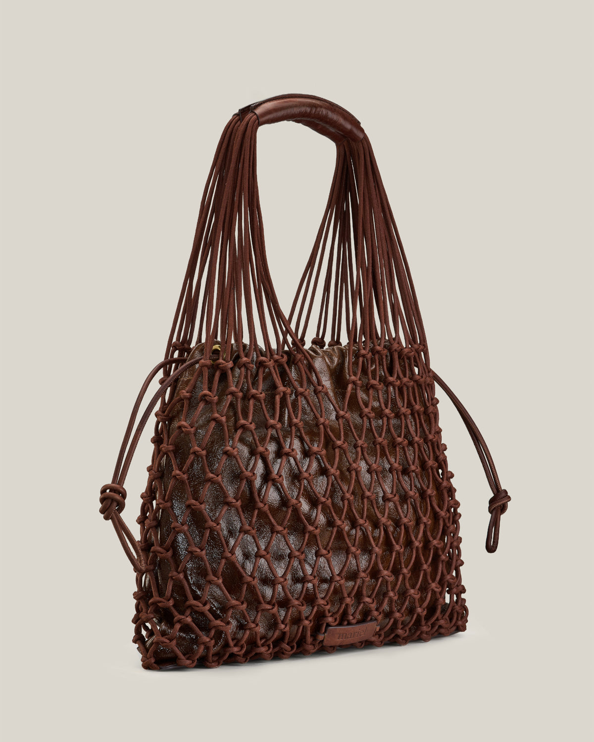 Elisa- Borsa choco intrecciata in cotone