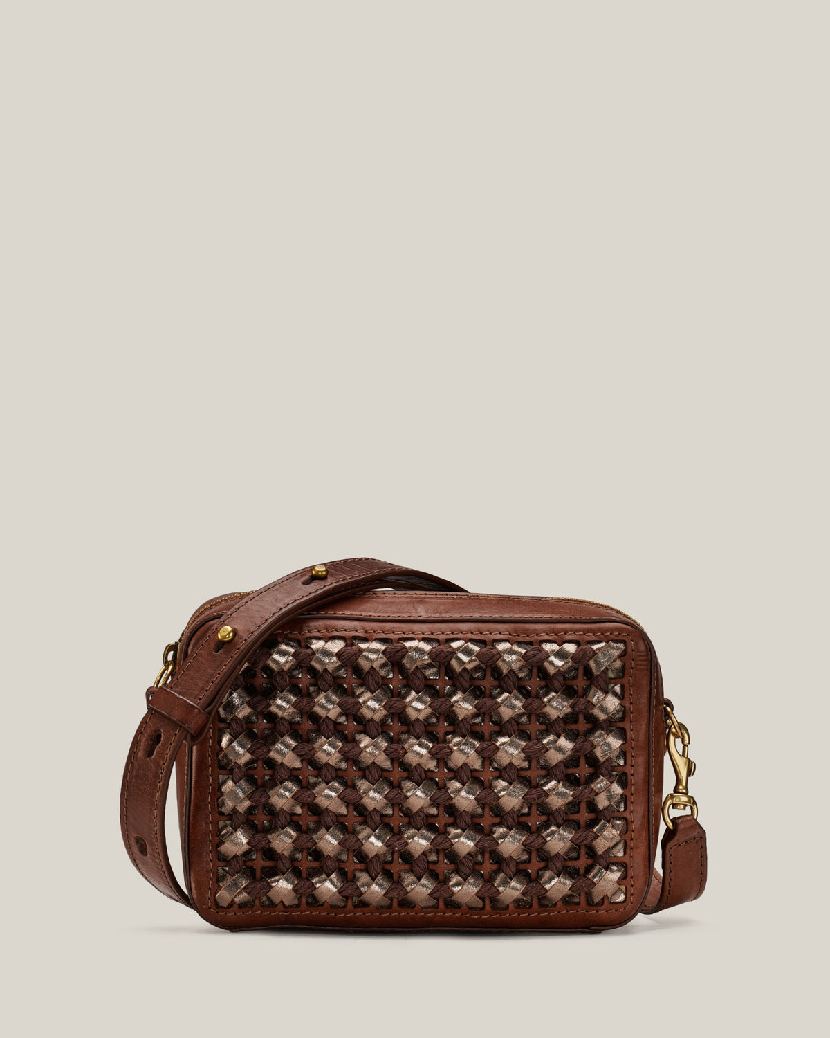 Mirror Brick - Crossbody Bag choco
