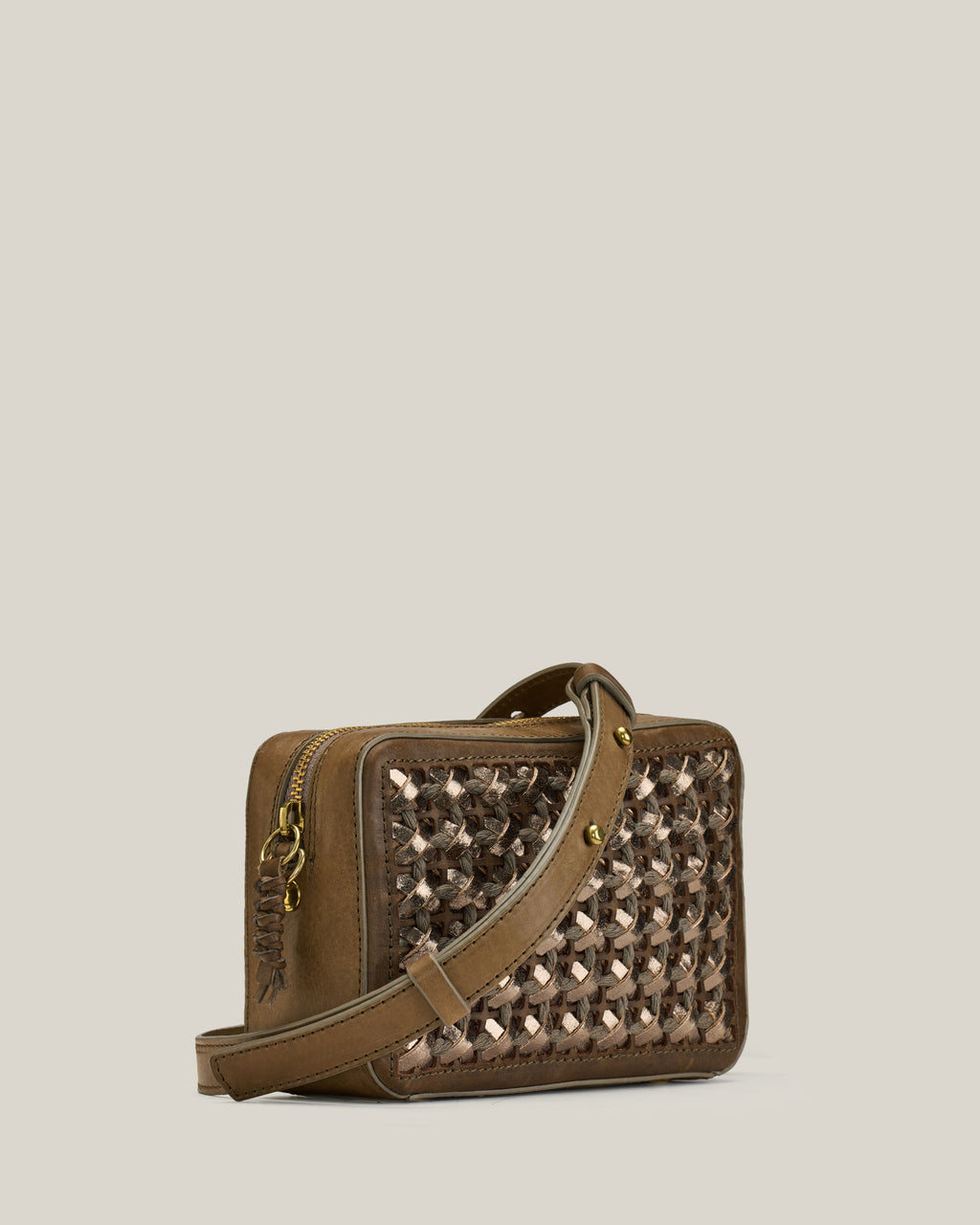 Mirror Brick - Crossbody Bag Grigio