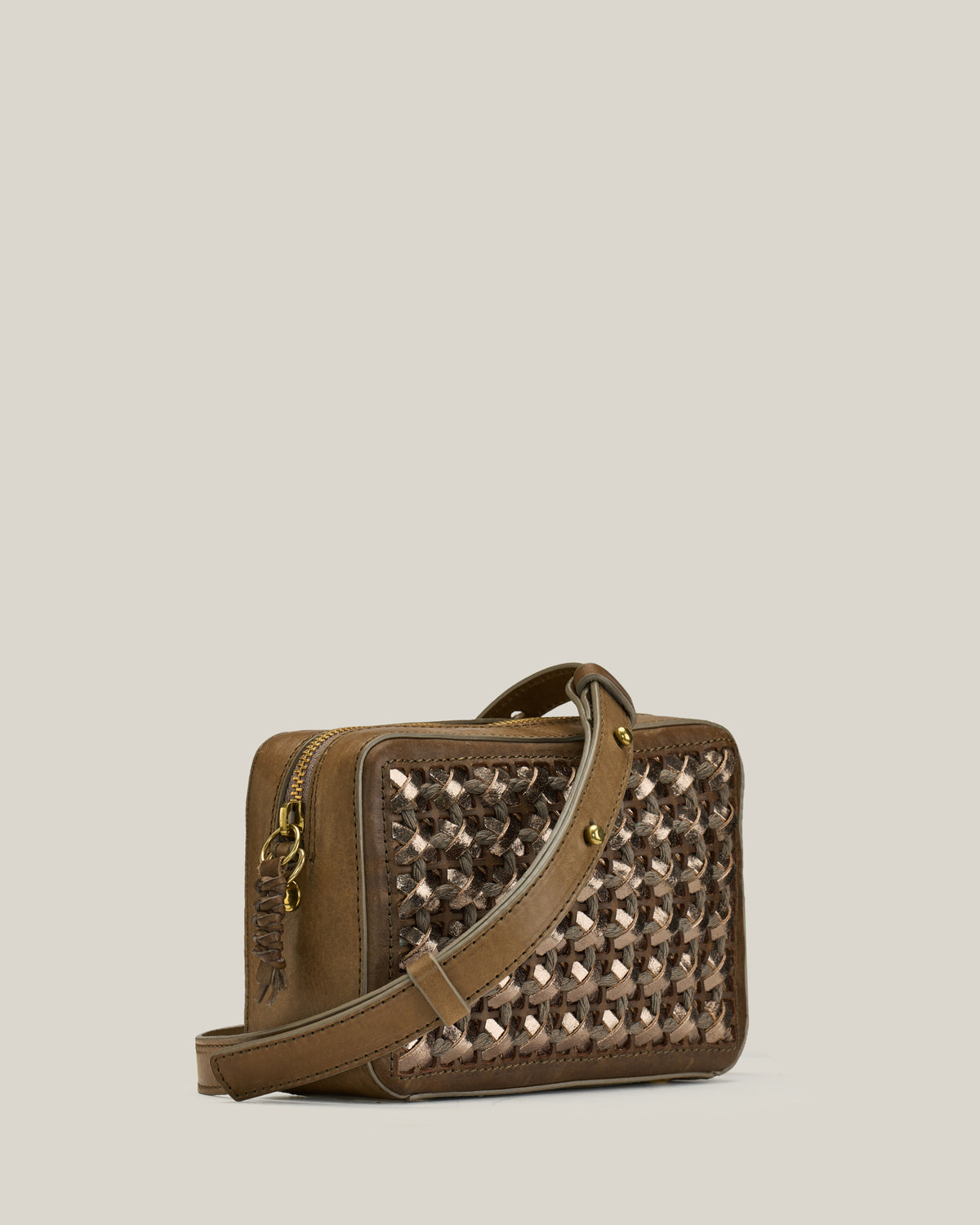 Mirror Brick - Crossbody Bag Grigio