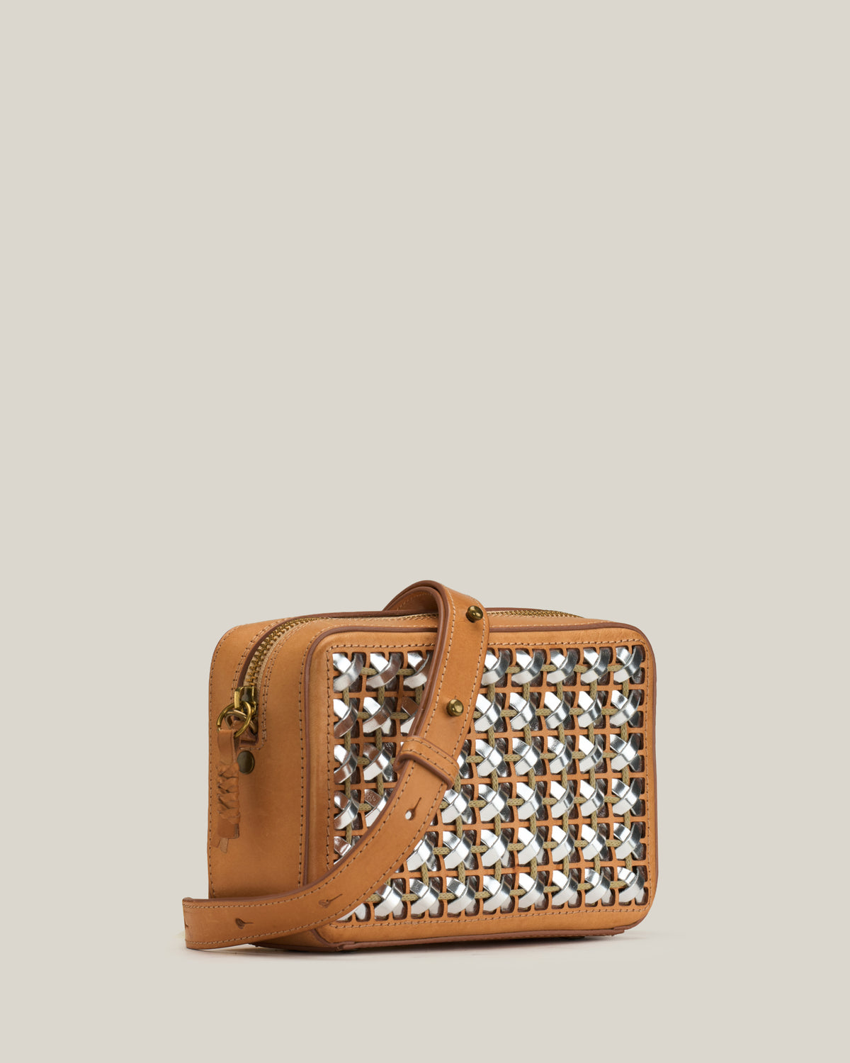 Mirror Brick - Crossbody Bag naturale
