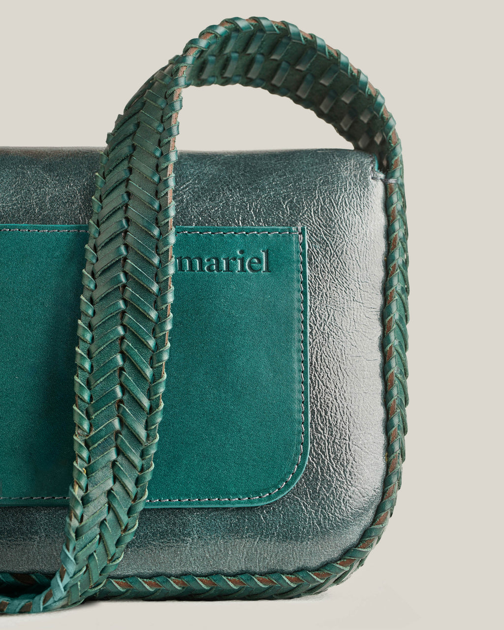 Pan- borsa tracolla jeans in stark infilato