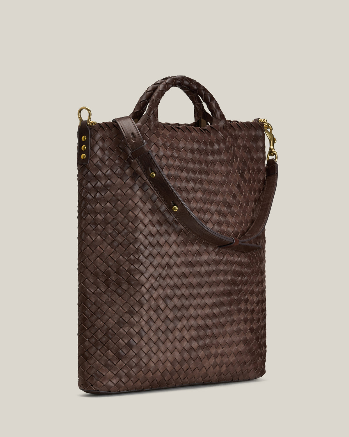 Work- borsa lavoro in vacchetta caffe'