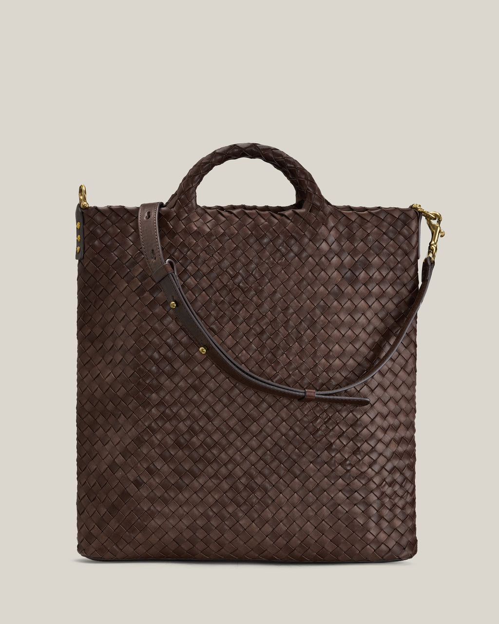 Work- borsa lavoro in vacchetta caffe'
