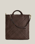 Work- borsa lavoro in vacchetta caffe'