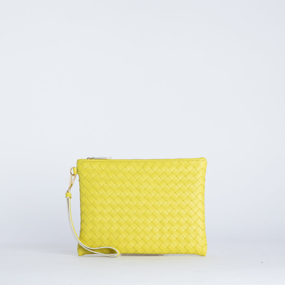 "Weave"  ipad case lime