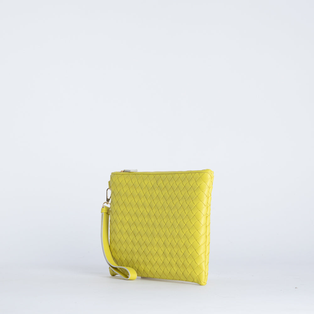 "Weave"  ipad case lime